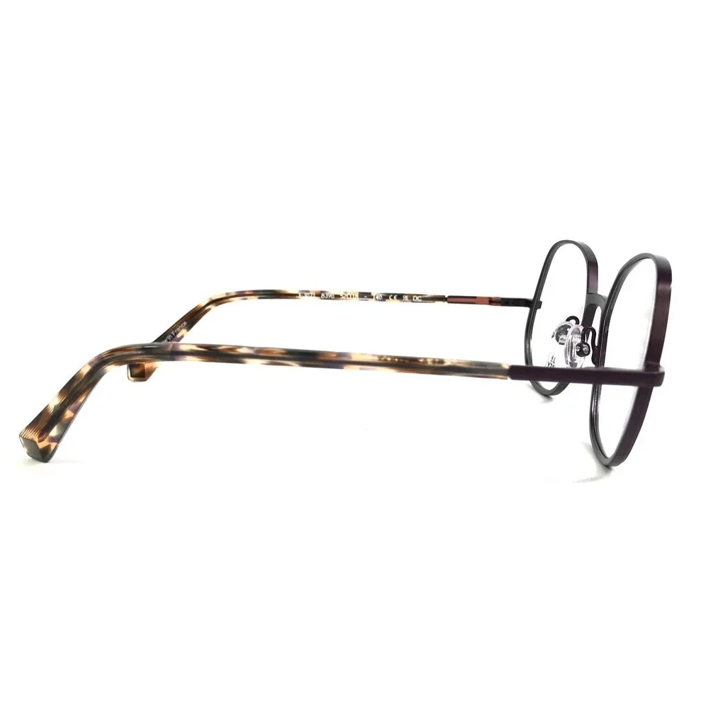 J. F. Rey Eyeglasses Frames JF3071 8398 Purple Red Tortoise Oversized 52-18-140